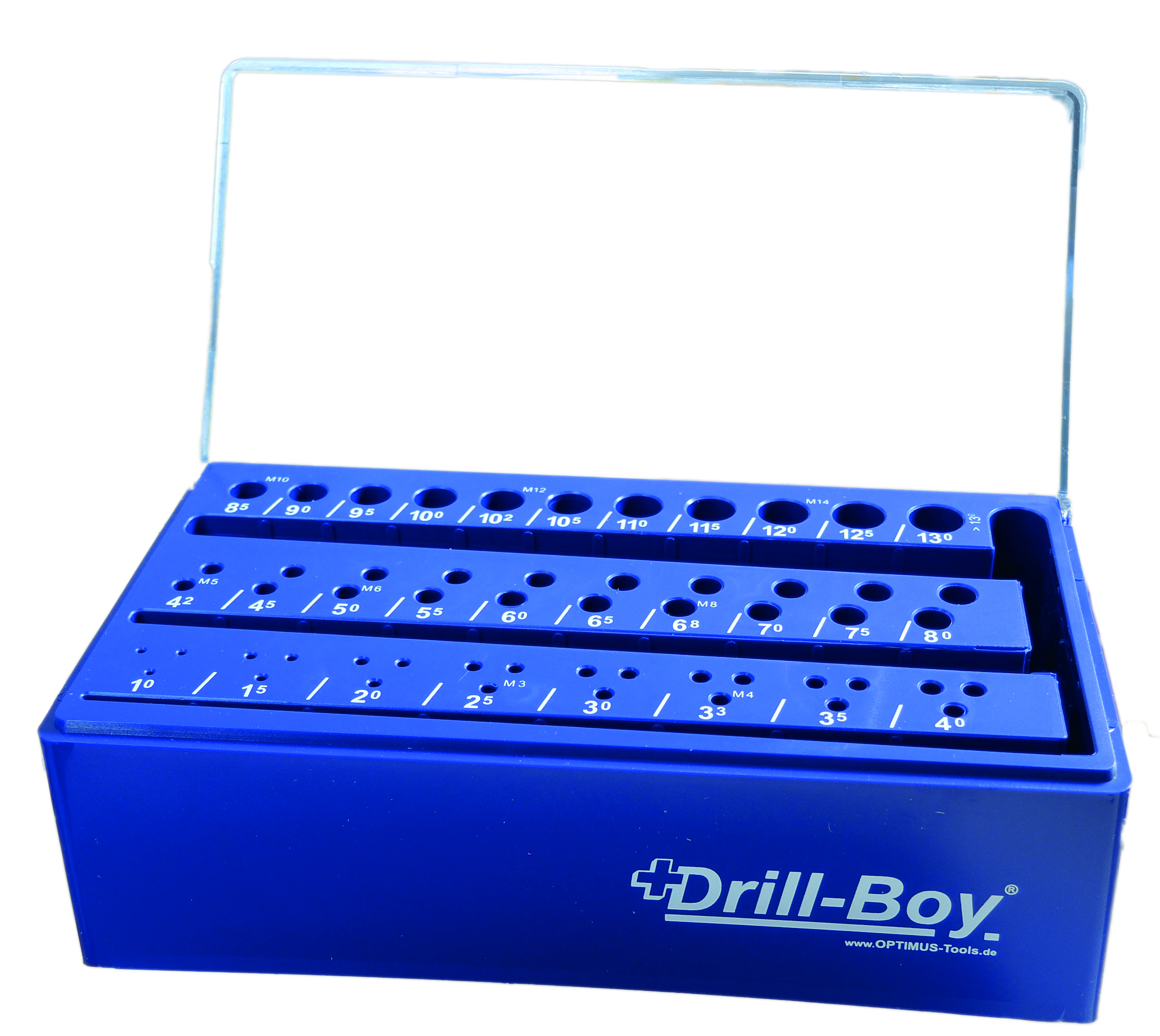 Drill-Boy Ständer m. Sortierfunktion, für ins. 55 Spiralohrer  DIN 338, 1 - 13 mm