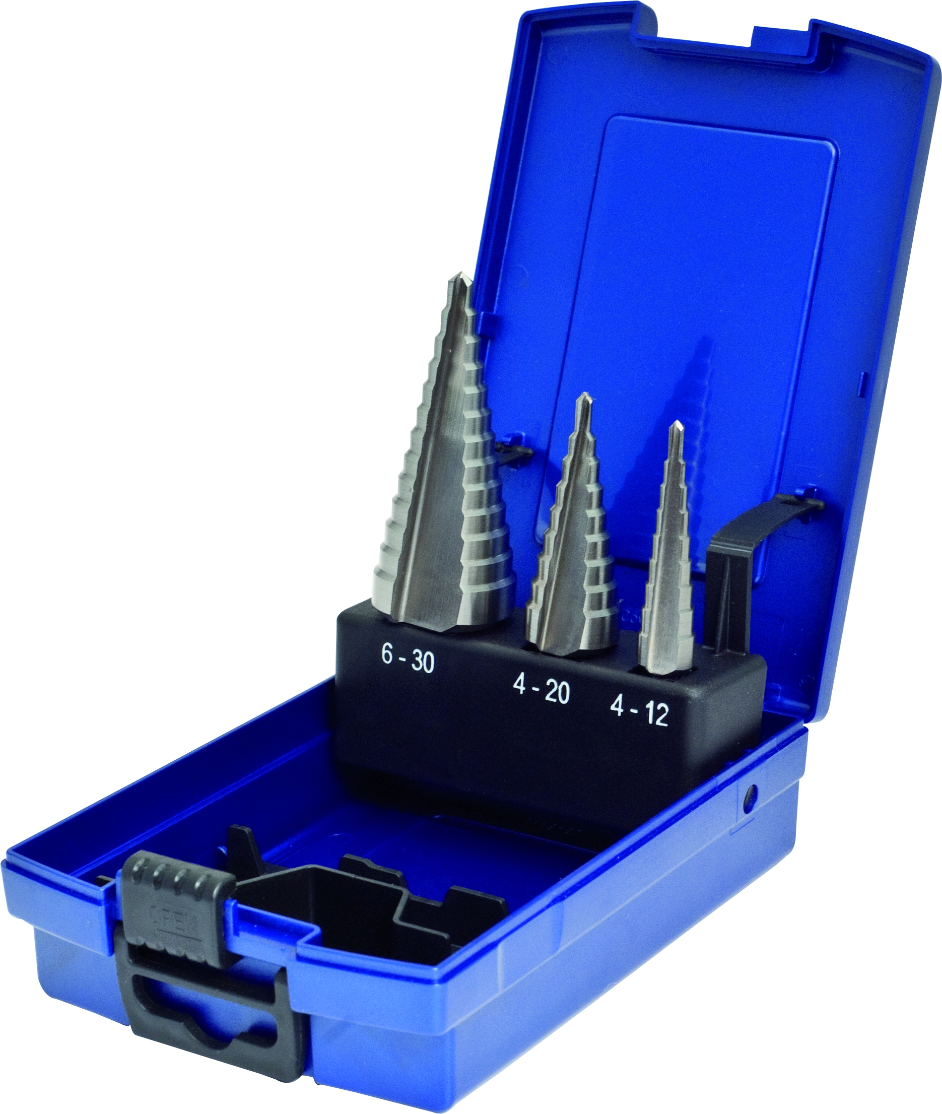HSS-Co-STANDARD-Stufenbohrer mit Kreuzanschliff, blanke
