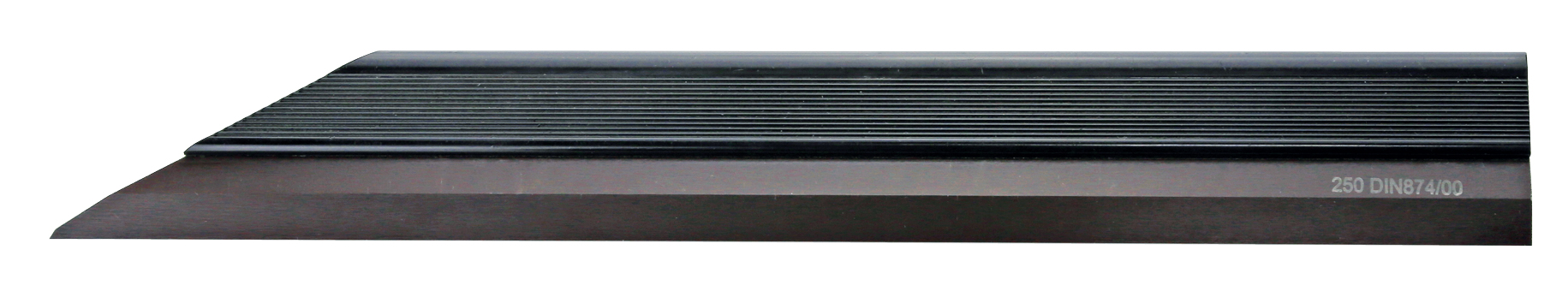 Präzisions Haarlineale DIN 874/00 ab 600 mm DIN 874/0 Blatt 2, Normalstahl, gehärtet, schwarzbrünier