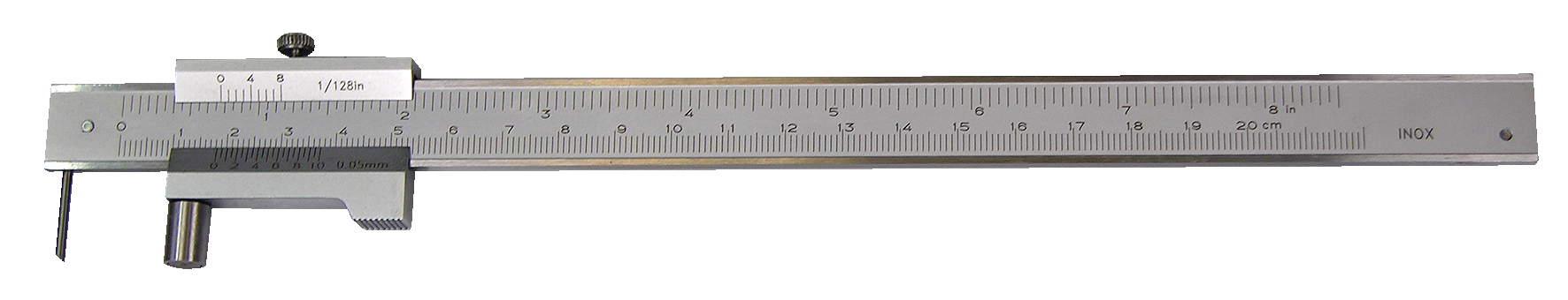 Anreiß-Messschieber mit Rolle, Inox, HM-Spitze (200-400mm)