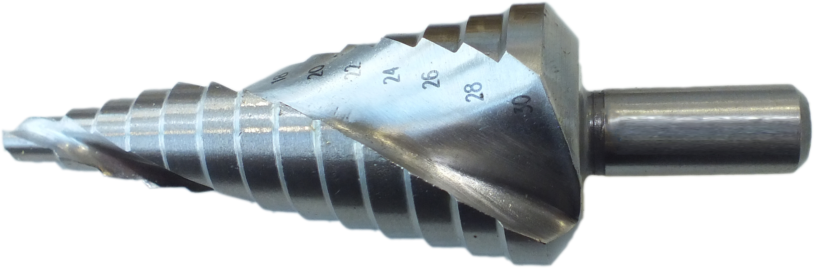 HSS-Co STANDARD Stufenbohrer spiral genutet