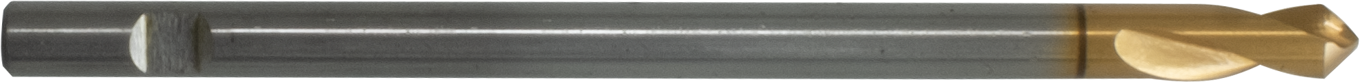 PROFI-NC-Anbohrer 90°, HSS-Co5, profilgeschliffen, lang, TiN, Werksnorm