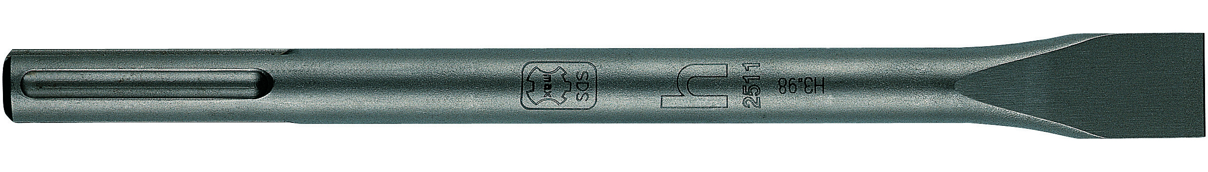 SDS-Max Flachmeißel, Schaft 18 mm, Breite 25 mm, Länge 280 - 400 - 600 mm